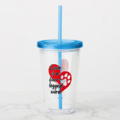 愛は四足語である。 アクリルタンブラー (正面)