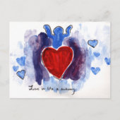 愛は地下鉄のようなものだ ポストカード (正面)