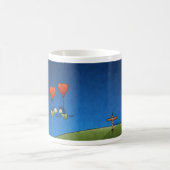 愛は境界を知っていません コーヒーマグカップ (中央)