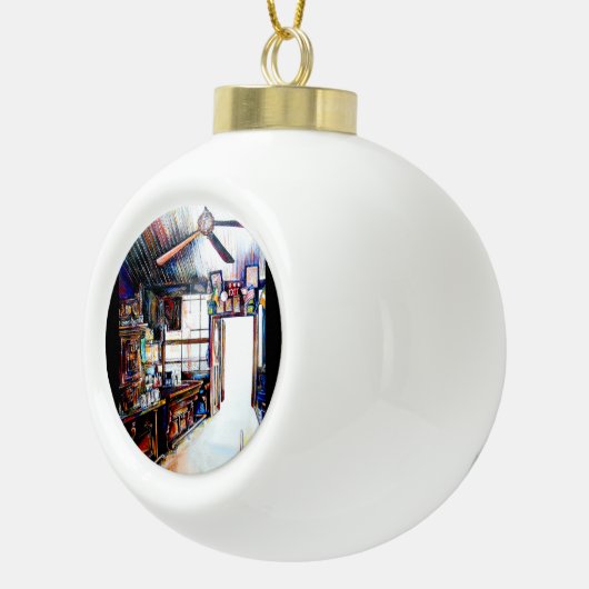 愛は壁ではない、橋だ セラミックボールオーナメント (右)