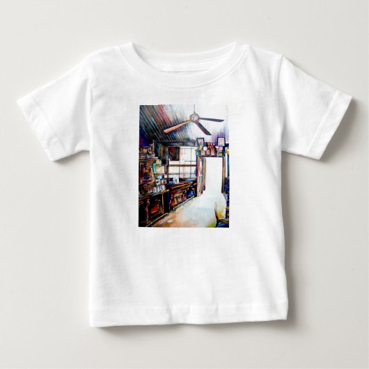 愛は壁ではなく橋 ベビーTシャツ (正面)