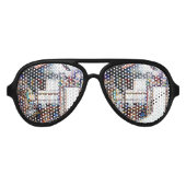 愛は壁ではなく、橋だ アビエーターサングラス (正面)