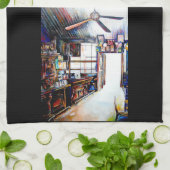 愛は壁ではなく、橋だ キッチンタオル (折り畳み)