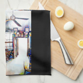 愛は壁ではなく、橋だ キッチンタオル (四つ折り)