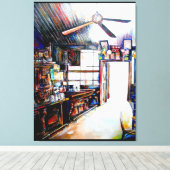 愛は壁ではなく、橋だ キャンバスプリント (インサイチュ (ウッドフロア))