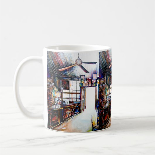 愛は壁ではなく、橋だ コーヒーマグカップ (左)