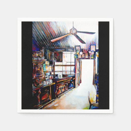 愛は壁ではなく、橋だ スタンダードカクテルナプキン (正面)