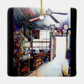 愛は壁ではなく、橋だ セラミックオーナメント (裏面)