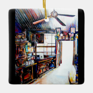 愛は壁ではなく、橋だ セラミックオーナメント