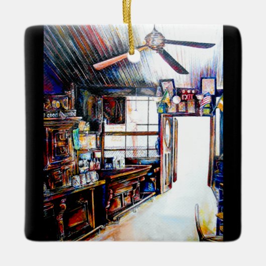 愛は壁ではなく、橋だ セラミックオーナメント (正面)