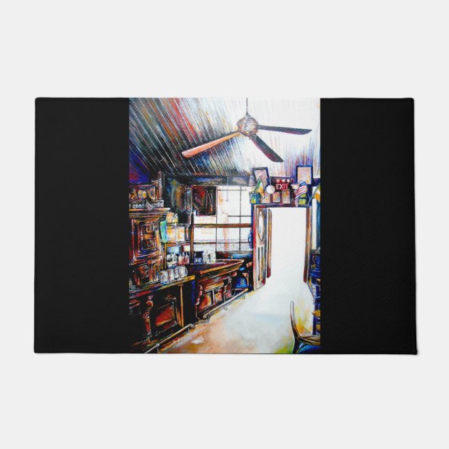 愛は壁ではなく、橋だ ドアマット (正面)