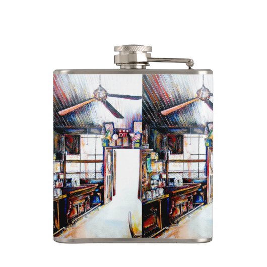 愛は壁ではなく、橋だ フラスク (裏面)