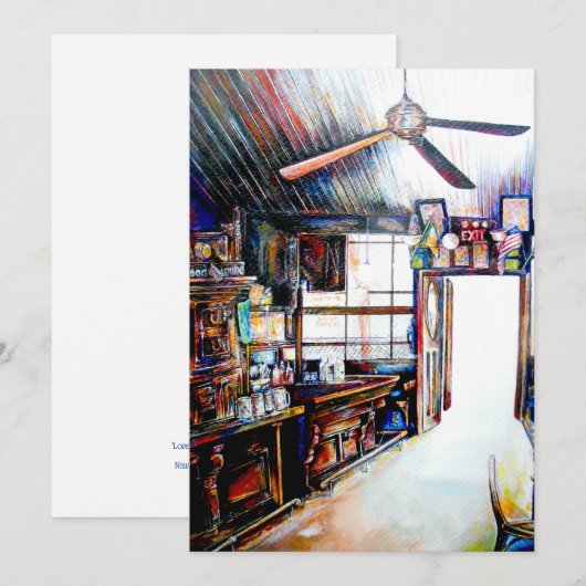 愛は壁ではなく、橋だ 案内状 (正面/裏面)