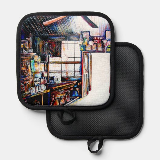 愛は壁ではなく、橋だ 鍋敷き (正面/裏面)