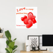 愛は多くの種をまき散らしたものだ ポスター (ホームオフィス)