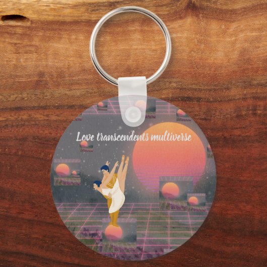 愛は多面性を超える キーホルダー (正面)
