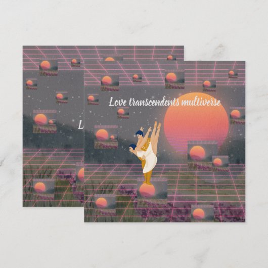 愛は多面性を超える 招待状 (正面/裏面)