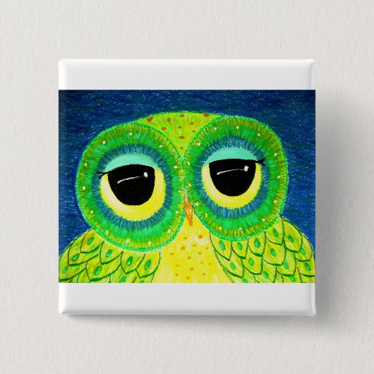 愛は実物より大きい(2)を感じさせます 缶バッジ (正面)