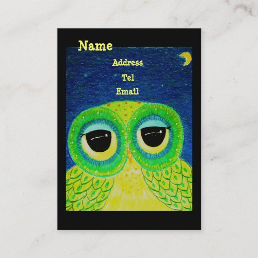 愛は実物より大きく作ります 名刺 (正面)