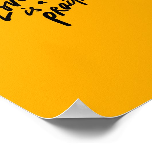 愛は実践である ポスター (角)