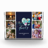 愛は家族の木箱の看板を作る フォトブロック (正面)