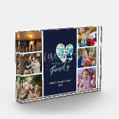 愛は家族の木箱の看板を作る フォトブロック (左)