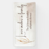 「愛は家族をつくる」養子縁組シャワー 横断幕 (縦)