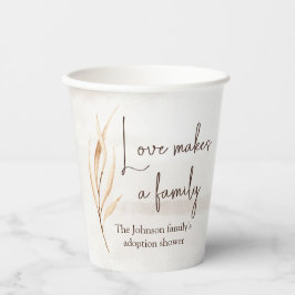 「愛は家族をつくる」養子縁組シャワー 紙コップ