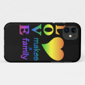 愛は家族を作るiPhoneのケースメイト Case-Mate iPhoneケース (裏面(横))