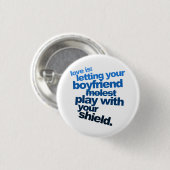 愛は小さいボタン-です 缶バッジ (正面&裏面)