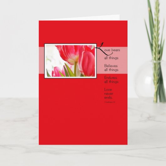 愛は尽きない カード (正面)