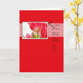 愛は尽きない カード (黄色い花)