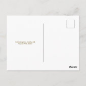 愛は常にミニマルな虹 ポストカード (裏面)