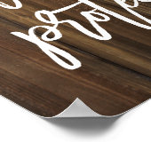 愛は常に保護木にフェイクおける |ポスター ポスター (角)