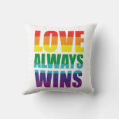 愛は常に勝つ クッション (裏面)
