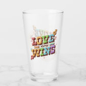 愛は常に勝つ タンブラーグラス (裏面)