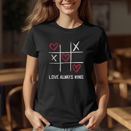 愛は常に勝つ バレンタインデー Tシャツ