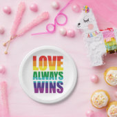 愛は常に勝つ ペーパープレート (パーティー)