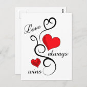 愛は常に勝つ ポストカード (正面/裏面)