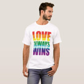 愛は常に勝つ Tシャツ (正面フル)