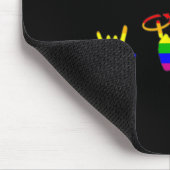 愛は常に勝つASL認識度ゲイプライドLGBT マウスパッド (コーナー)
