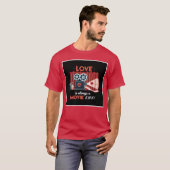愛は常に映画の向こう側にある ギフト Tシャツ (正面フル)