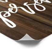 愛は常に木に忍耐フェイク |ポスター ポスター (角)