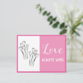 愛は常に肯定カードを勝ち取る シーズンポストカード (スタンド正面)