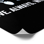 愛は常にASLろう者の認識度手話を勝ち取る ポスター (角)