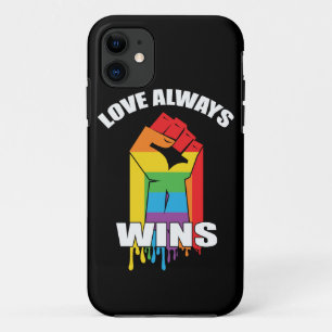 愛は常にLGBTゲイを勝ち取る iPhone 11 ケース
