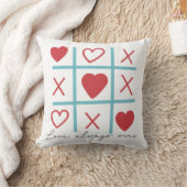 愛は常にTic Tac Toe勝ち クッション (ブランケット)