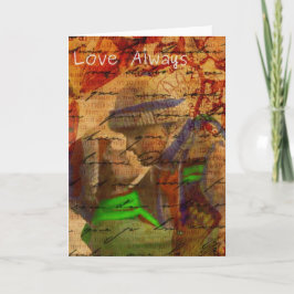 愛は常空白のにグリーティングカード内 シーズンカード