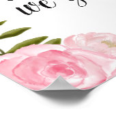 愛は庭ロマンチックなフローラ ポスター (角)