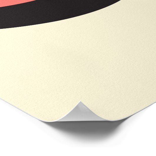 愛は強制的なアラビア書道 ポスター (角)